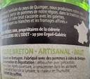Cidre artisanal Brut Lézergué 75cl 