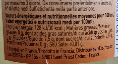 Boisson gazeuse orange bio 75cL