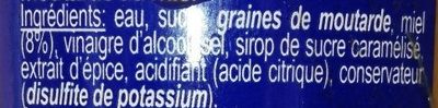 Moutarde au miel 220g reine de dijon