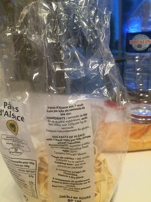 Pâtes aux œufs tagliatelles 250g France