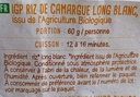 Riz long blanc de Camargue IGP bio 500g