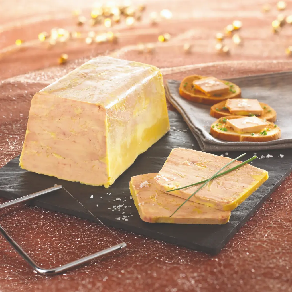 Foie gras mi-cuit marbré au poivre Sichuan (+/- 50g)