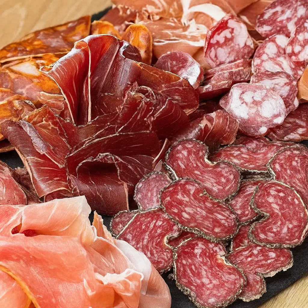 Planche charcuteries de Noël (+/- 500g)