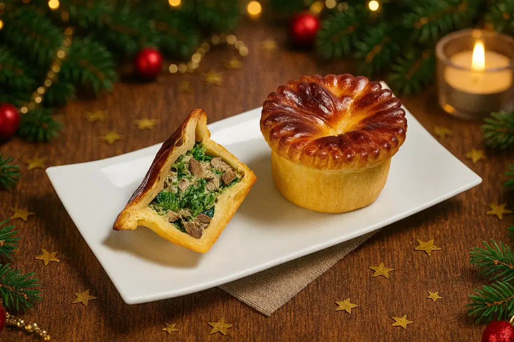 Tourte aux épinards & escargots