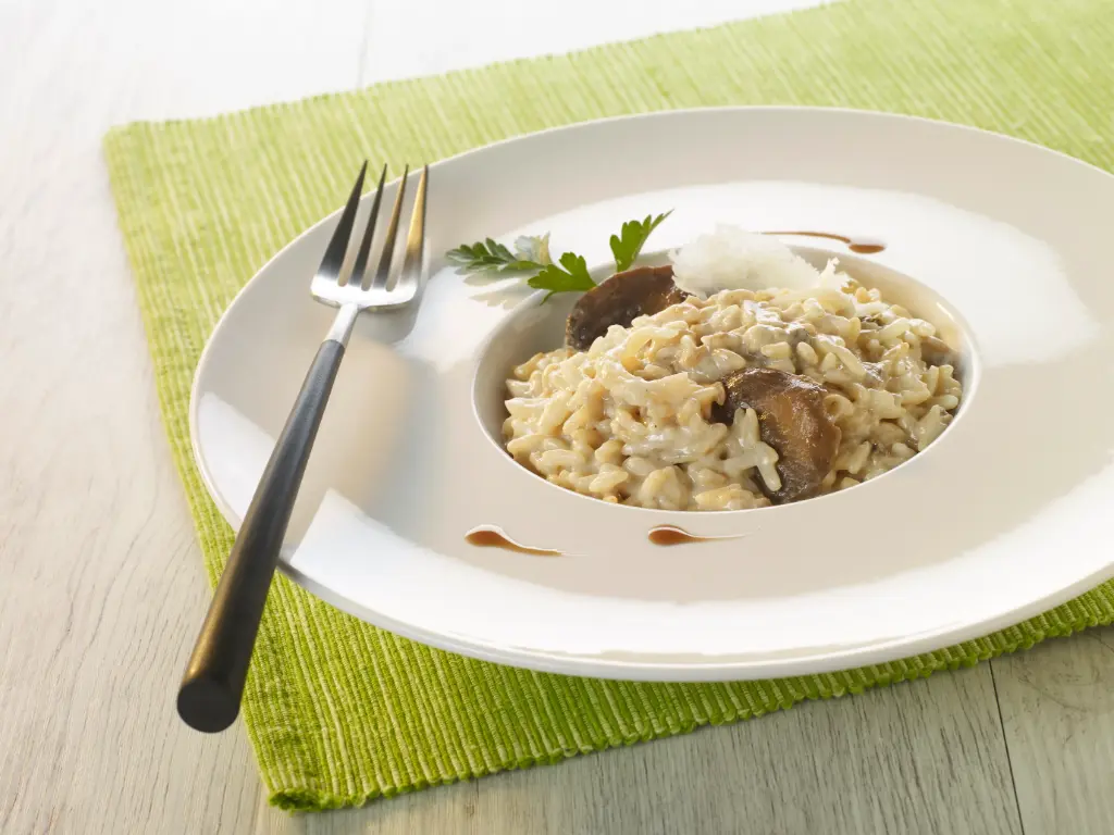 Risotto crémeux aux cèpes & parmesan (a)
