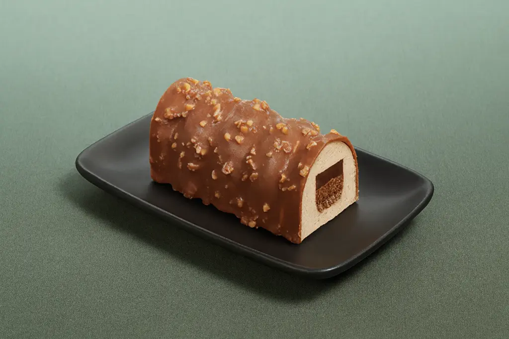 Bûchette chocolat praliné