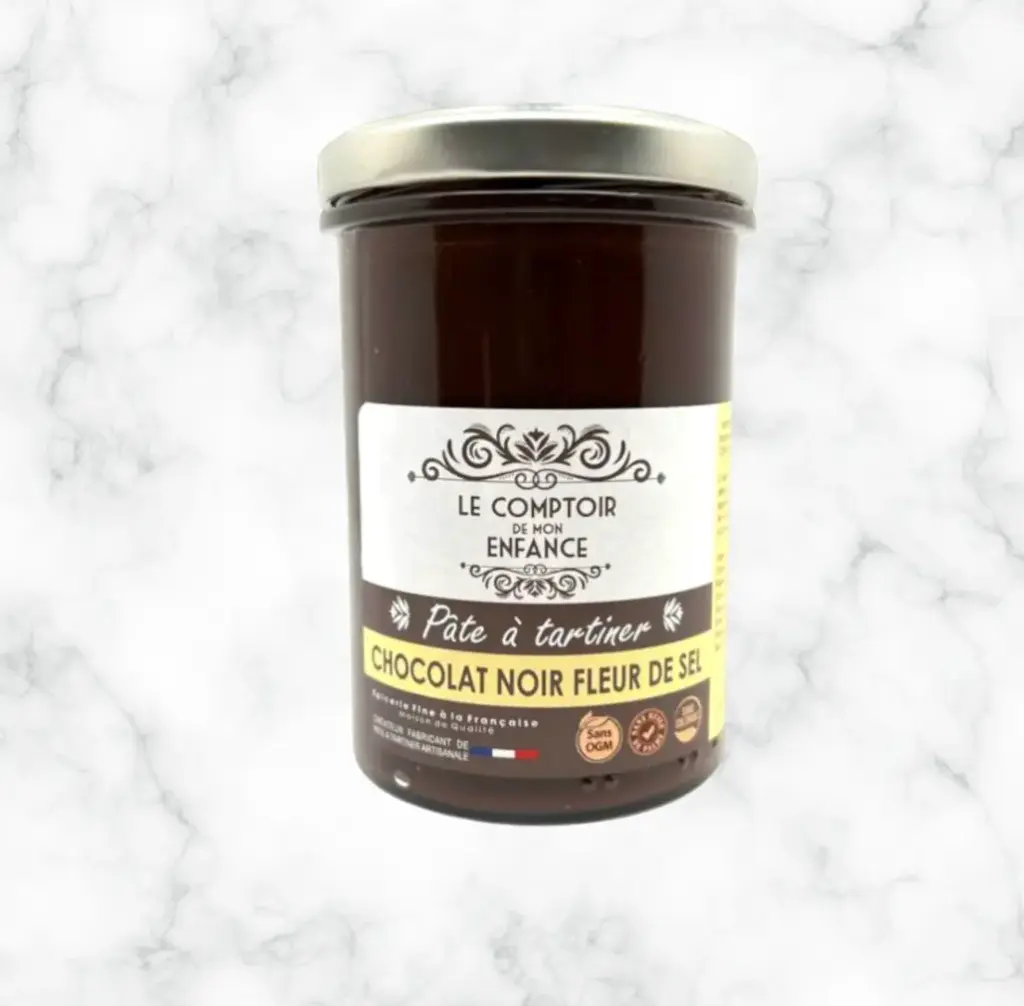 Pâte à tartiner noir fleur de sel