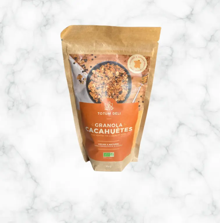Granola cacahuète aux pépites de chocolat