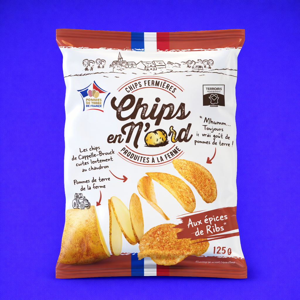 Chips en n'ord épices de ribs