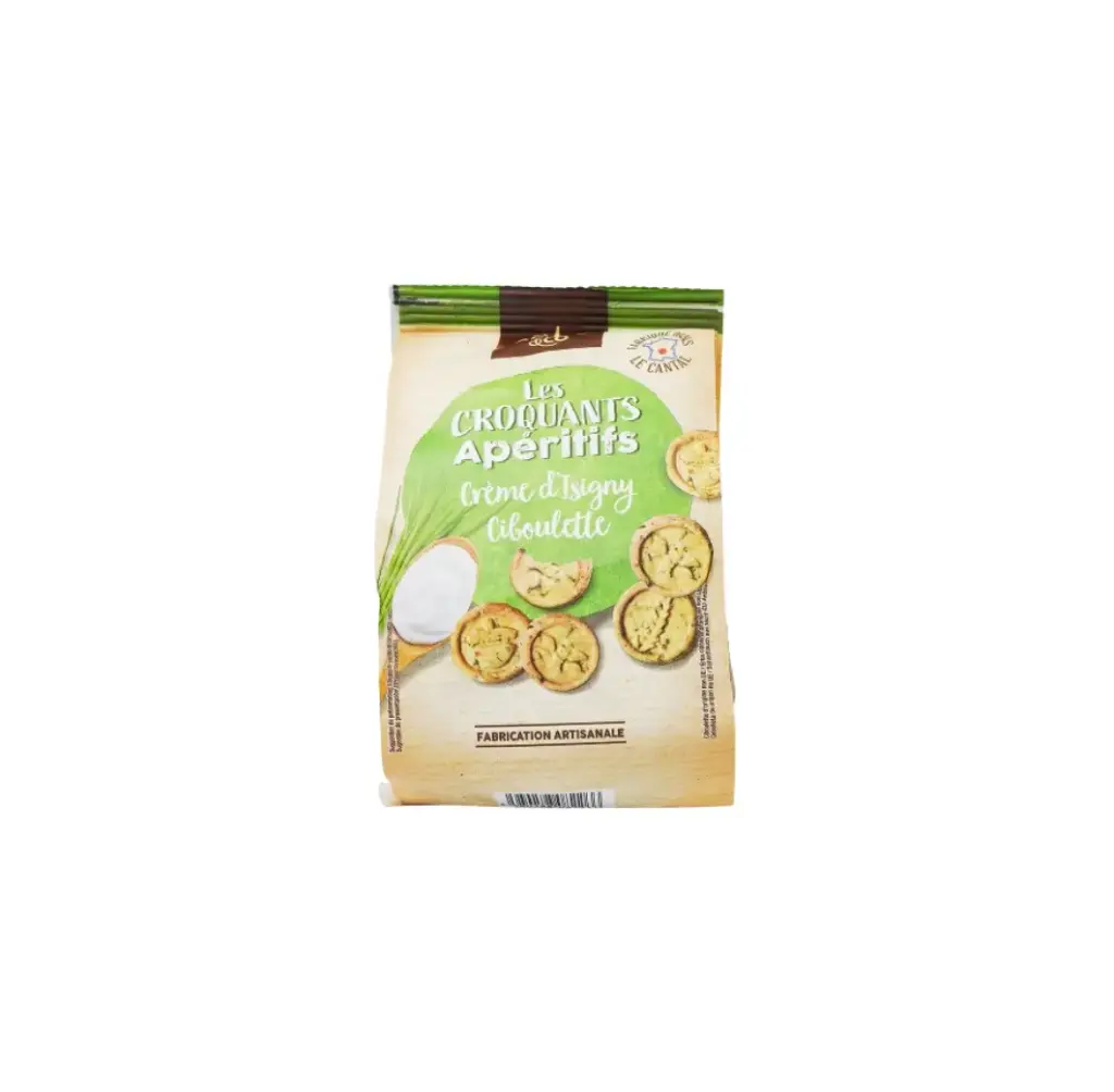 Biscuits crème ail ciboulette 100g 