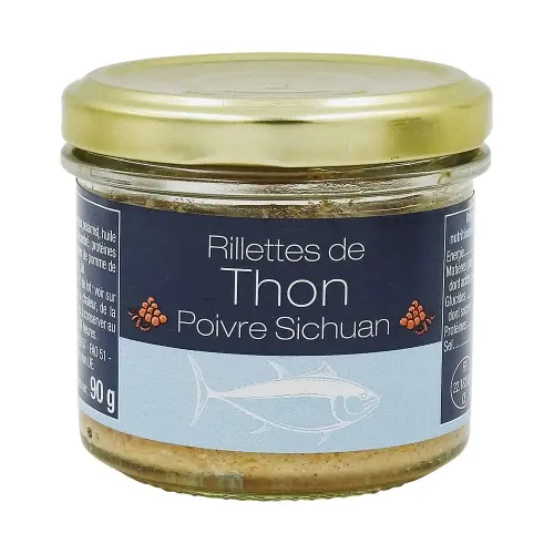Rillettes de thon au poivre 90g