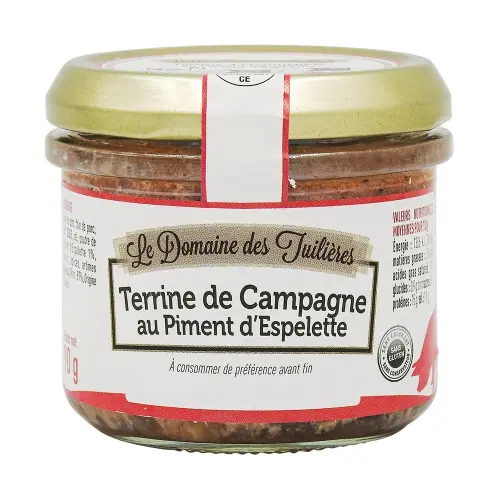 Terrine de campagne piment 90g