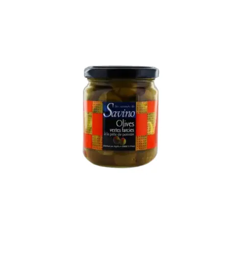 Olives farcies poivron 125g