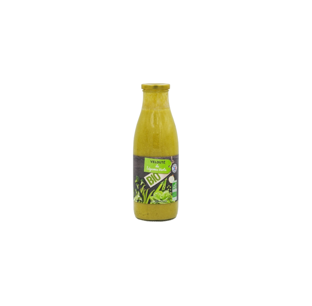 Velouté aux légumes verts bio 73cl