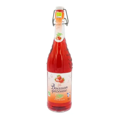 Boisson gazeuse fraise bio 75cL