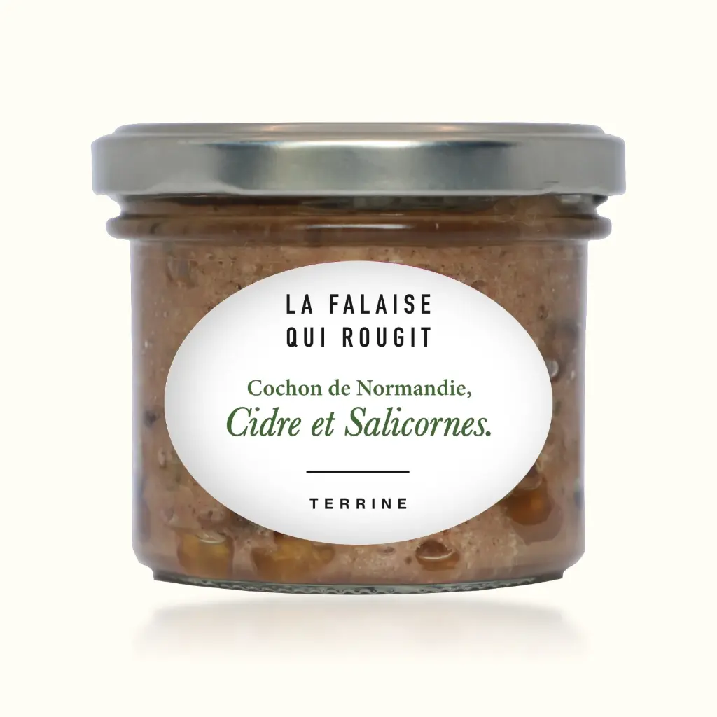 Terrine de cochon cidre et salicornes