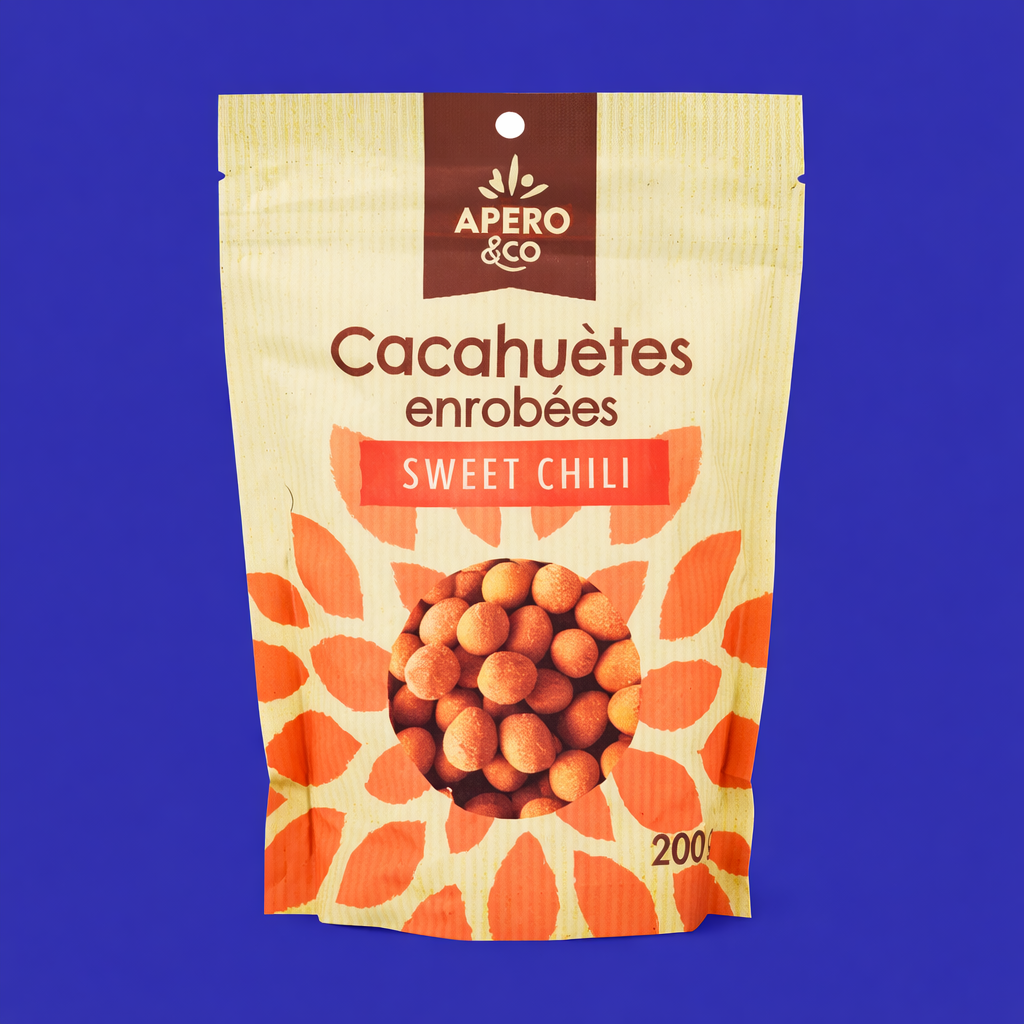 Cacahuètes enrobées chili