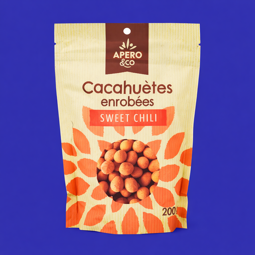 Cacahuètes enrobées chili