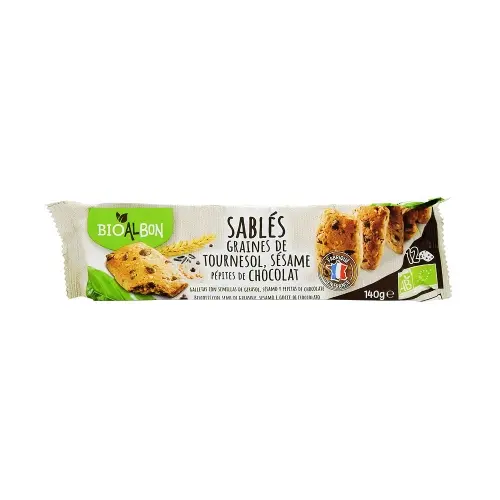 Sablés bio céréales & pépites choco