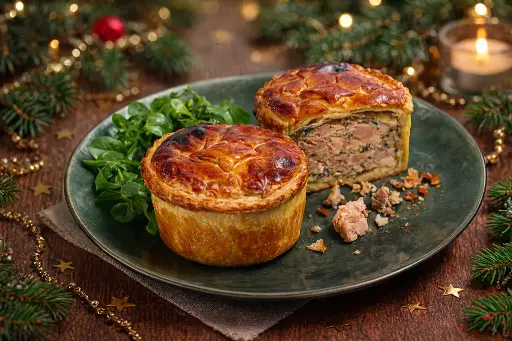 Tourte aux ris de veau & foie gras