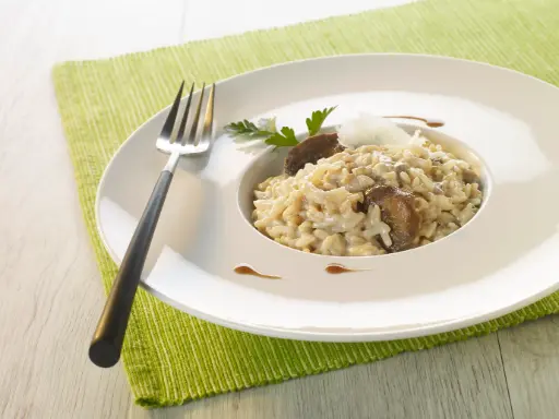 Risotto crémeux aux cèpes & parmesan (a)