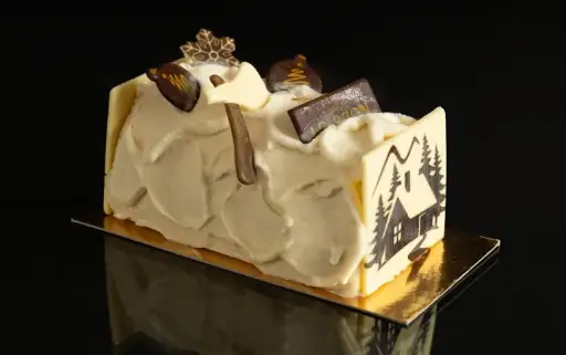 Bûche glacée vanille spéculoos