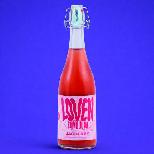 Kombucha jasberry - 75 cl