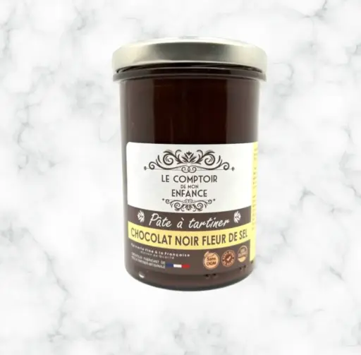 Pâte à tartiner noir fleur de sel