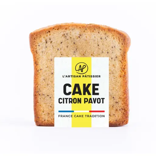 Tranche de cake citron