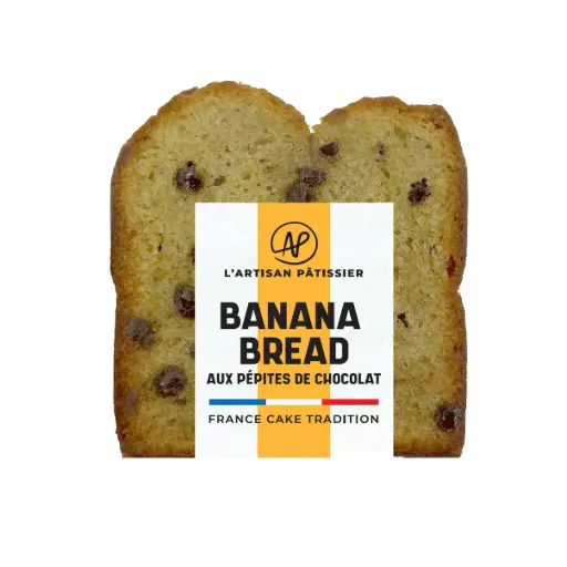 Tranche de cake banana bread