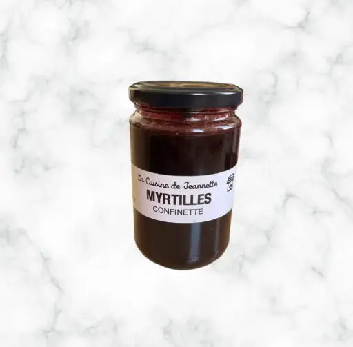Confiture myrtilles Jeannette