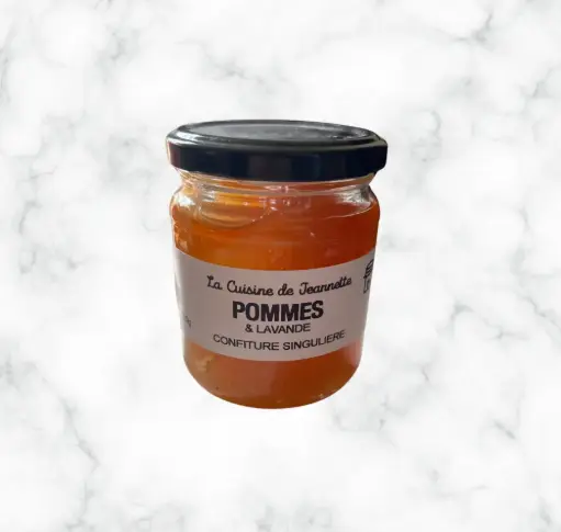 Confiture pommes lavande Jeannette