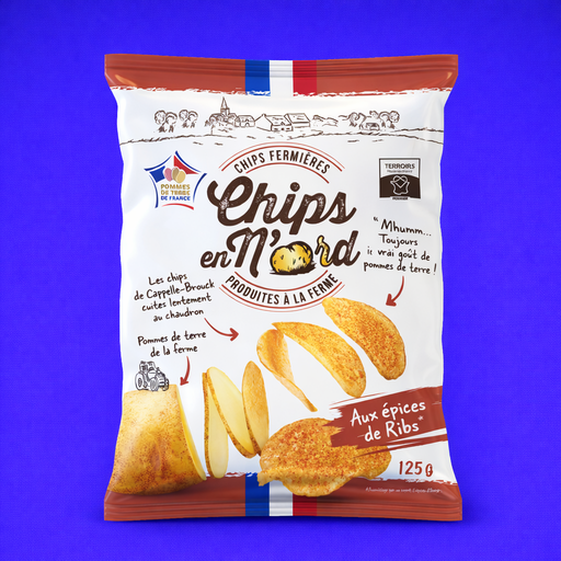 Chips en n'ord épices de ribs