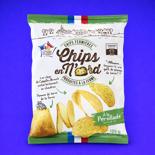 Chips en n'ord persillade