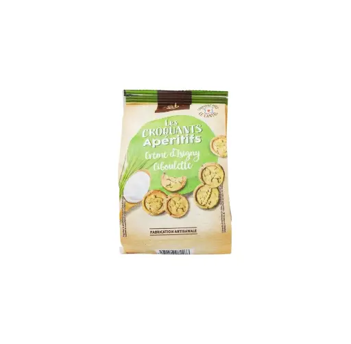 Biscuits crème ail ciboulette 100g 