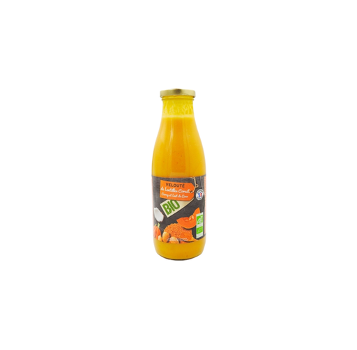 Velouté de lentilles curry coco bio 74cl 